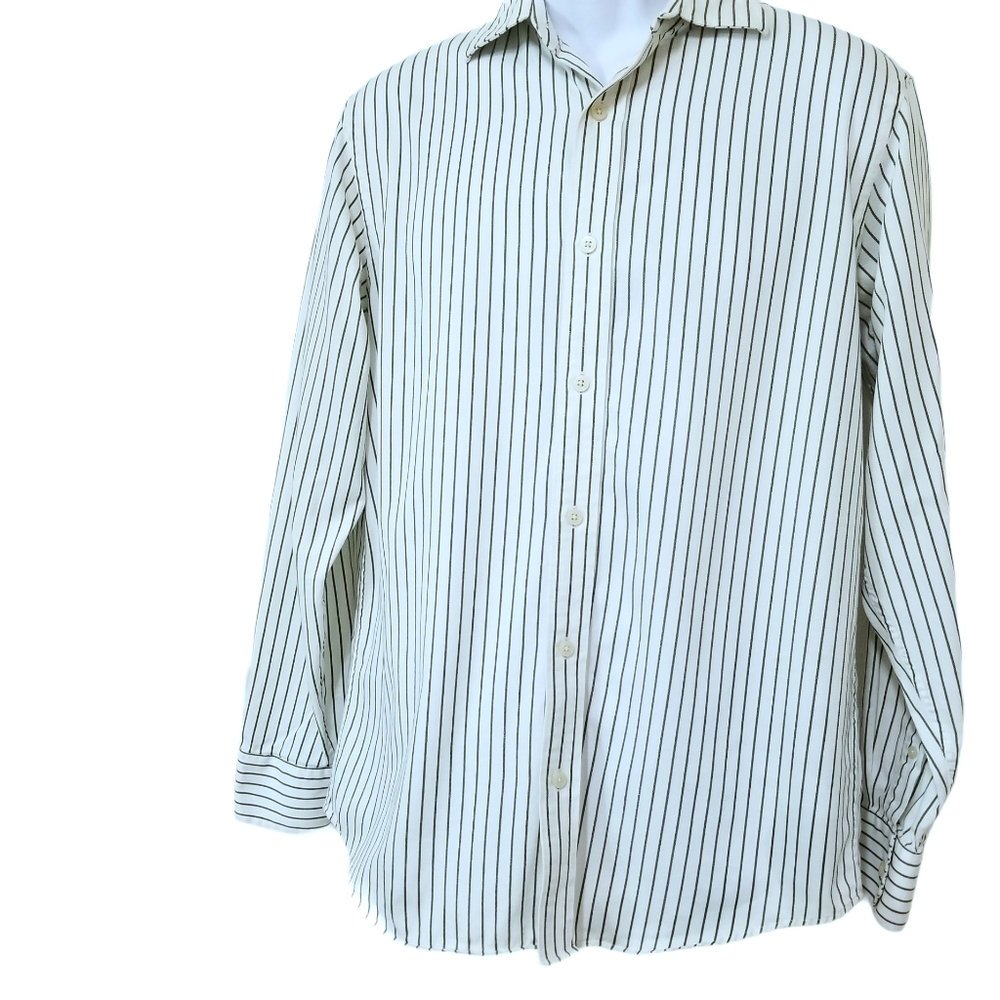Banana Republic Striped Casual Button Down Shirt